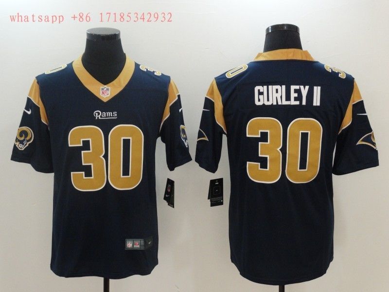 Los Angeles Rams Todd Gurley Ii 30 2020 Nfl Black Jersey Jersey