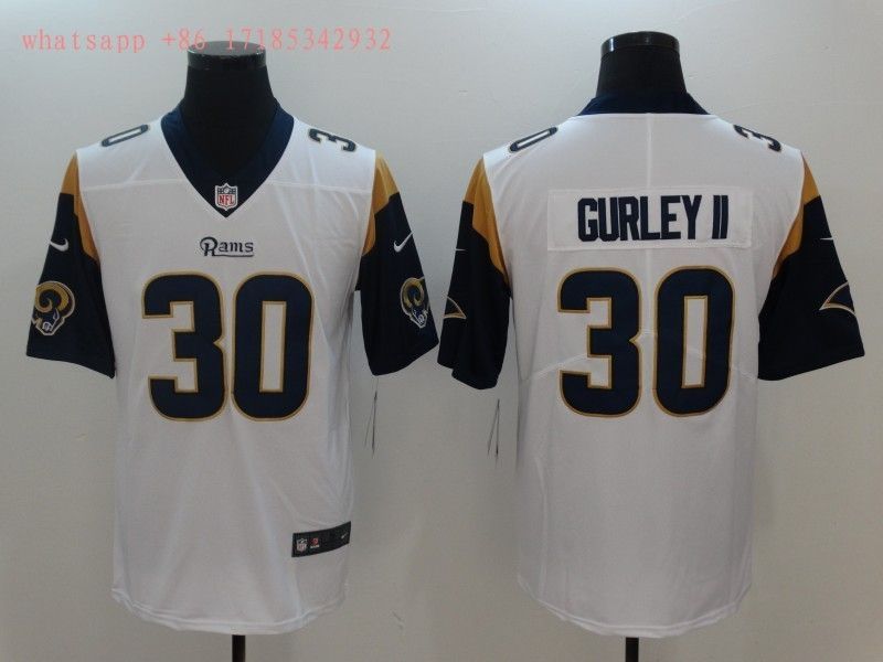 Los Angeles Rams Todd Gurley Ii 30 2020 Nfl White Jersey Jersey