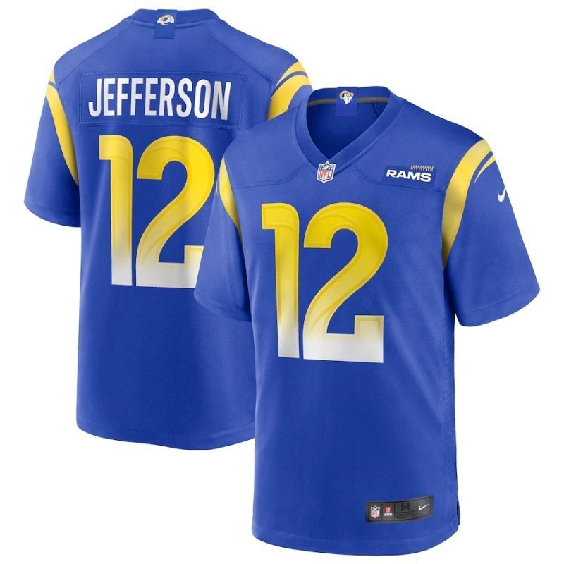 Los Angeles Rams Van Jefferson 12 2020 Nfl Blue Jersey Jersey