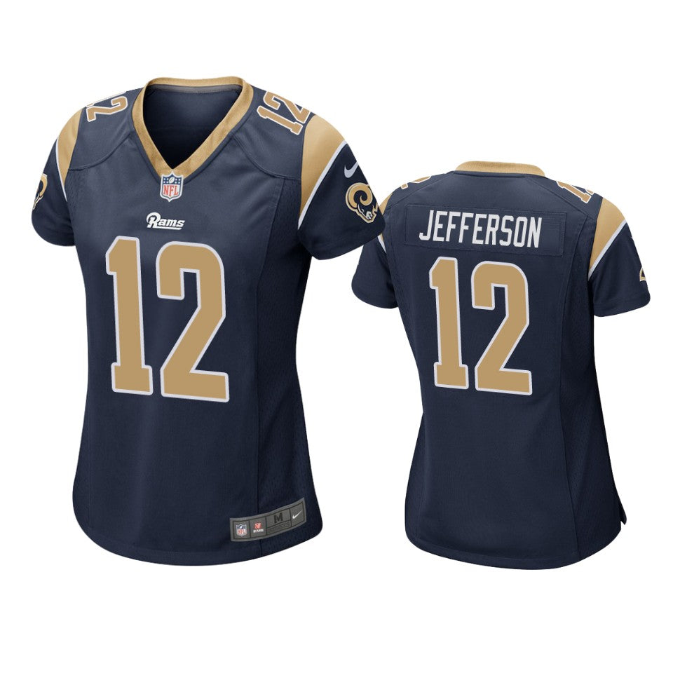 Los Angeles Rams Van Jefferson Navy 2020 Nfl Draft Game Jersey
