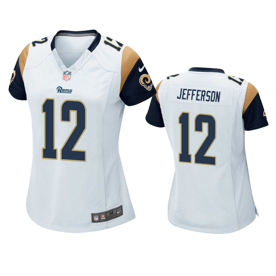Los Angeles Rams Van Jefferson White 2020 Nfl Draft Game Jersey