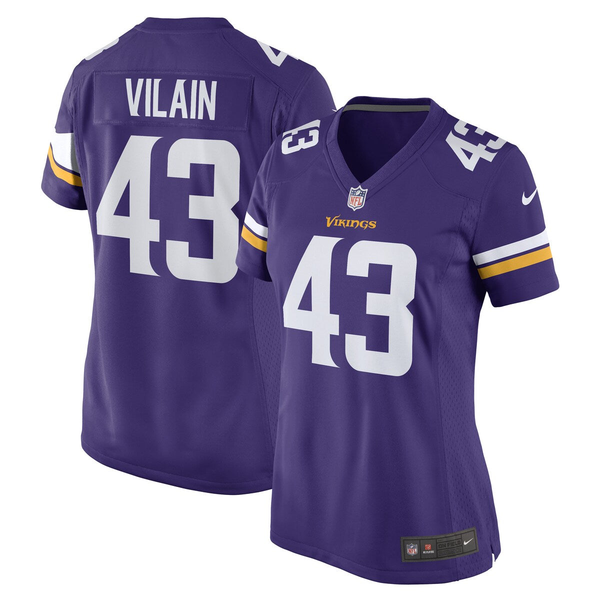 Luiji Vilain Minnesota Vikings Nike Womens Game Player Jersey Purple