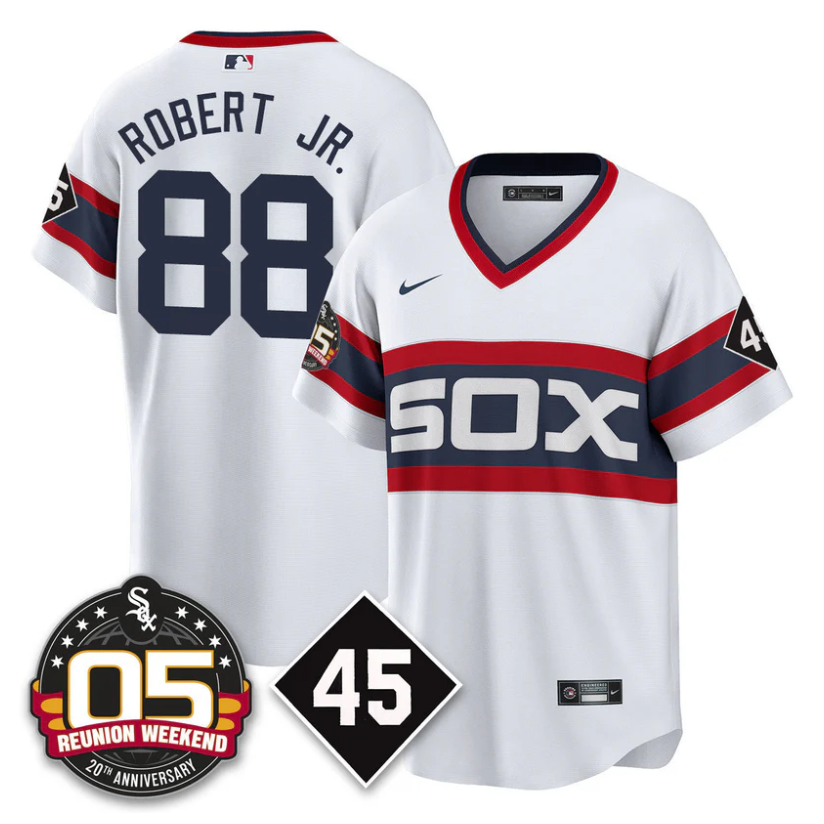 Luis Robert Jr Jersey #88 Chicago White Sox 2025 Reunion Weekend Cooperstown