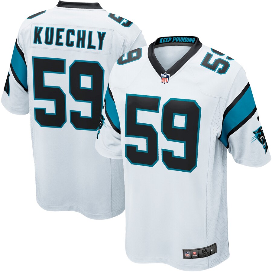 Luke Kuechly Carolina Panthers Nike Game Jersey White