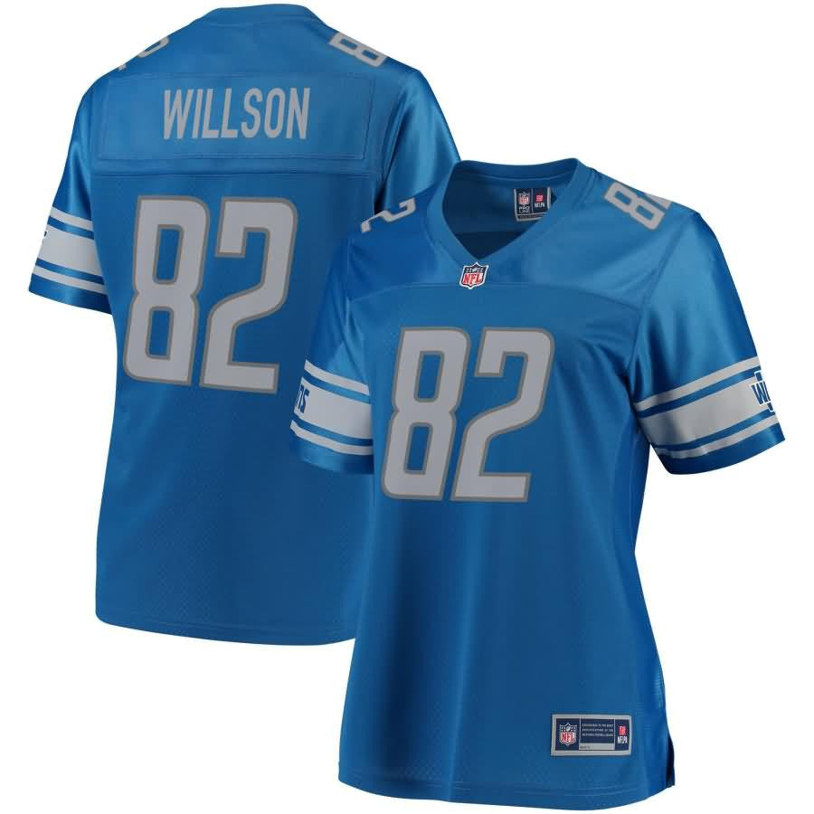 Luke Willson Detroit Lions Nfl Pro Line Womens Player Jersey Blue