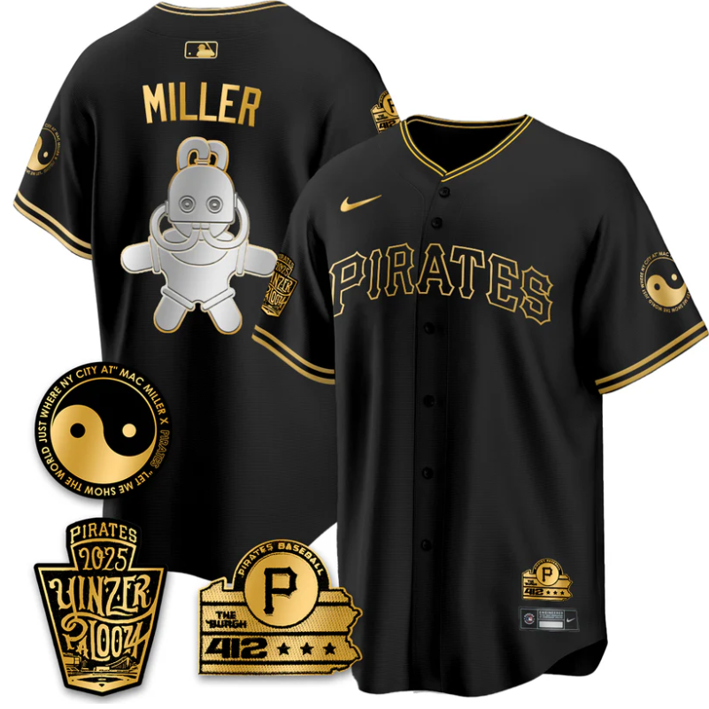 Mac Miller Jersey Pittsburgh Pirates Yinzerpalooza 2025 Stitched