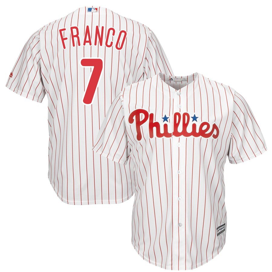 Maikel Franco Philadelphia Phillies Majestic Cool Base Player Jersey White