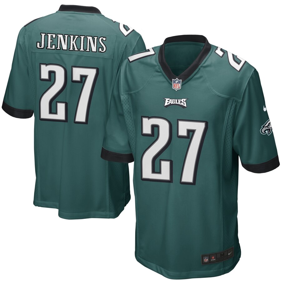 Malcolm Jenkins Philadelphia Eagles Youth Nike Team Color Game Jersey Green