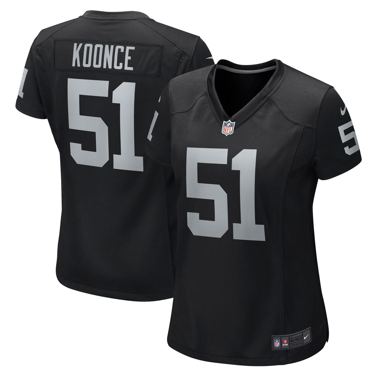 Malcolm Koonce Las Vegas Raiders Nike Womens Game Jersey Black