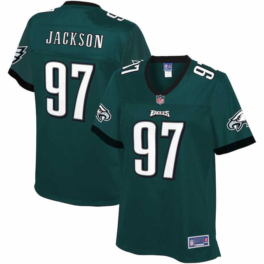 Malik Jackson Philadelphia Eagles Nfl Pro Line Womens Player Jersey Midnight Green