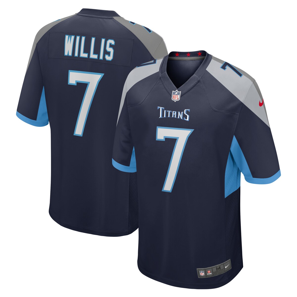 Malik Willis Tennessee Titans Nike Player Game Jersey Navy