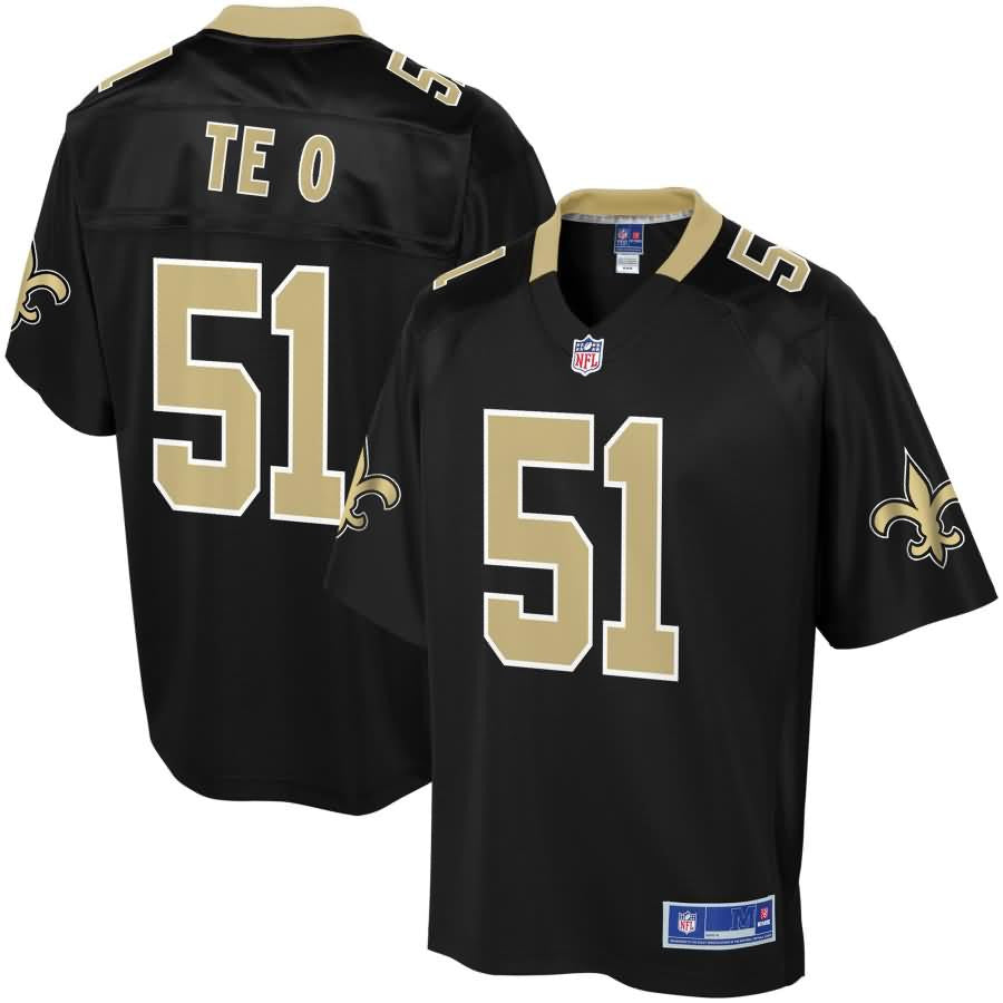 Manti Teo New Orleans Saints Nfl Pro Line Team Color Player Jersey Black