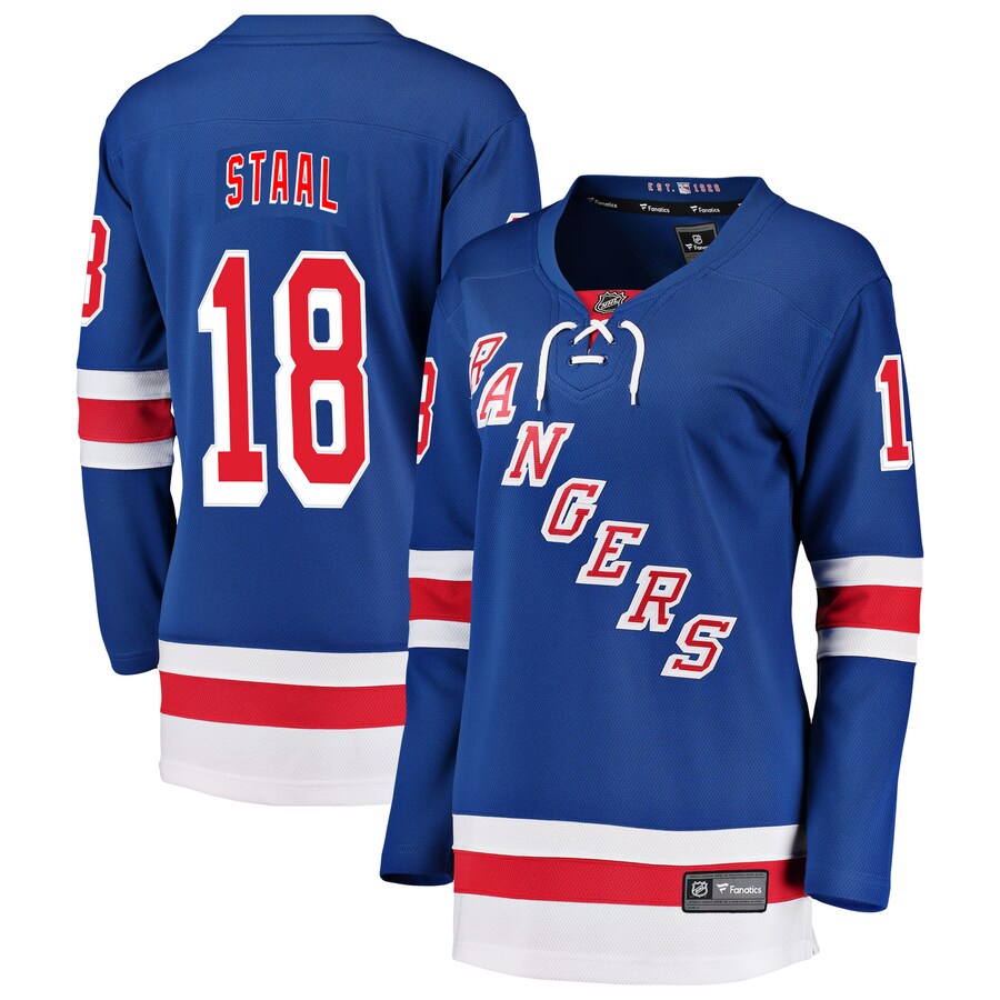 Marc Staal New York Rangers Fanatics Branded Womens Breakaway Player Jersey Blue