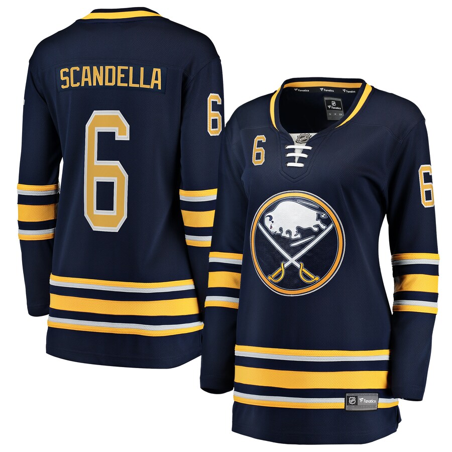 Marco Scandella Buffalo Sabres Fanatics Branded Womens Home Breakaway Player Jersey Navy