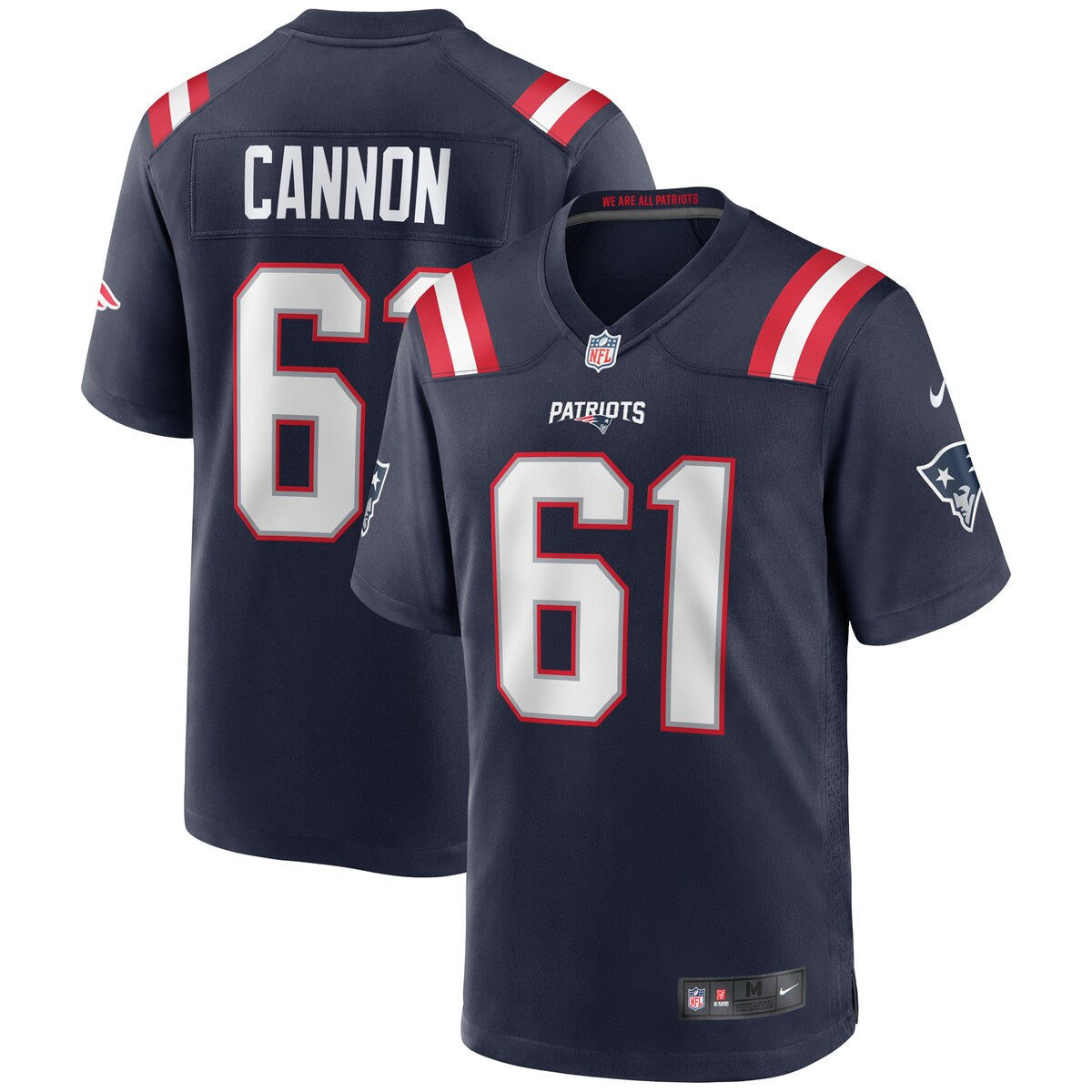 Marcus Cannon New England Patriots Nike Game Jersey Navy