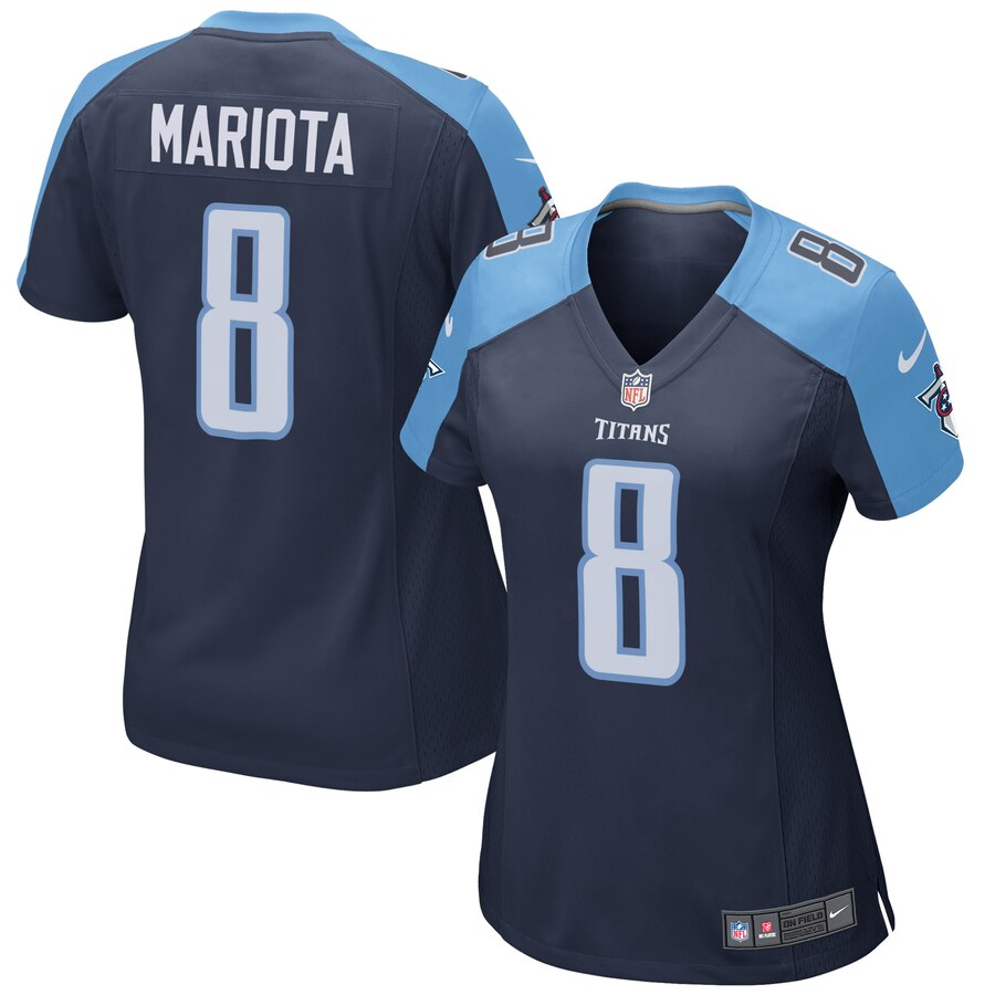 Marcus Mariota Tennessee Titans Nike Womens Game Jersey Navy