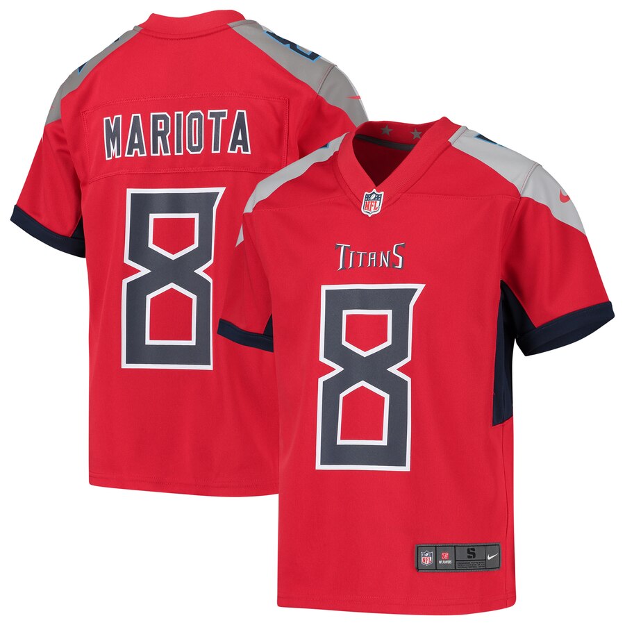 Marcus Mariota Tennessee Titans Nike Youth Inverted Game Jersey Red