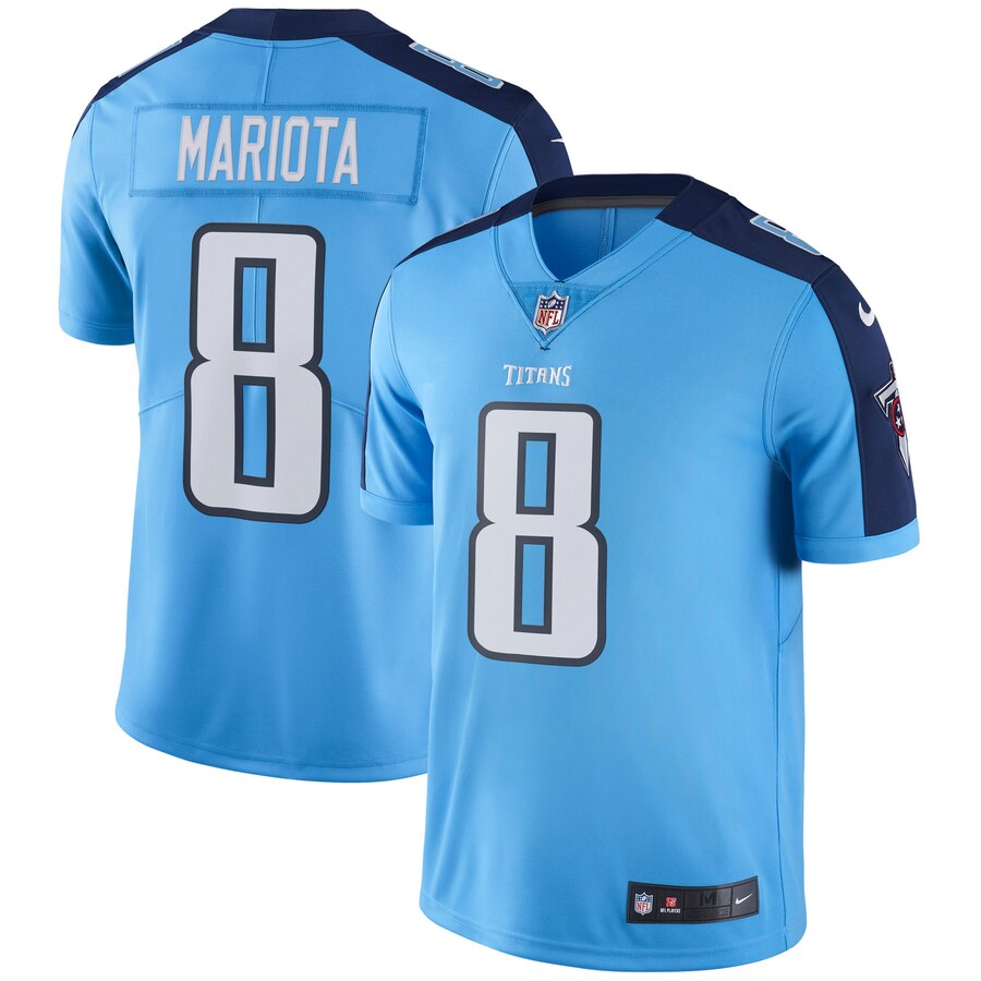 Marcus Mariota Tennessee Titans Nike Youth Vapor Untouchable Limited Player Jersey Light Blue