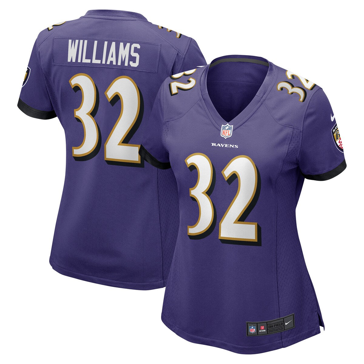 Marcus Williams Baltimore Ravens Nike Womens Game Jersey Purple