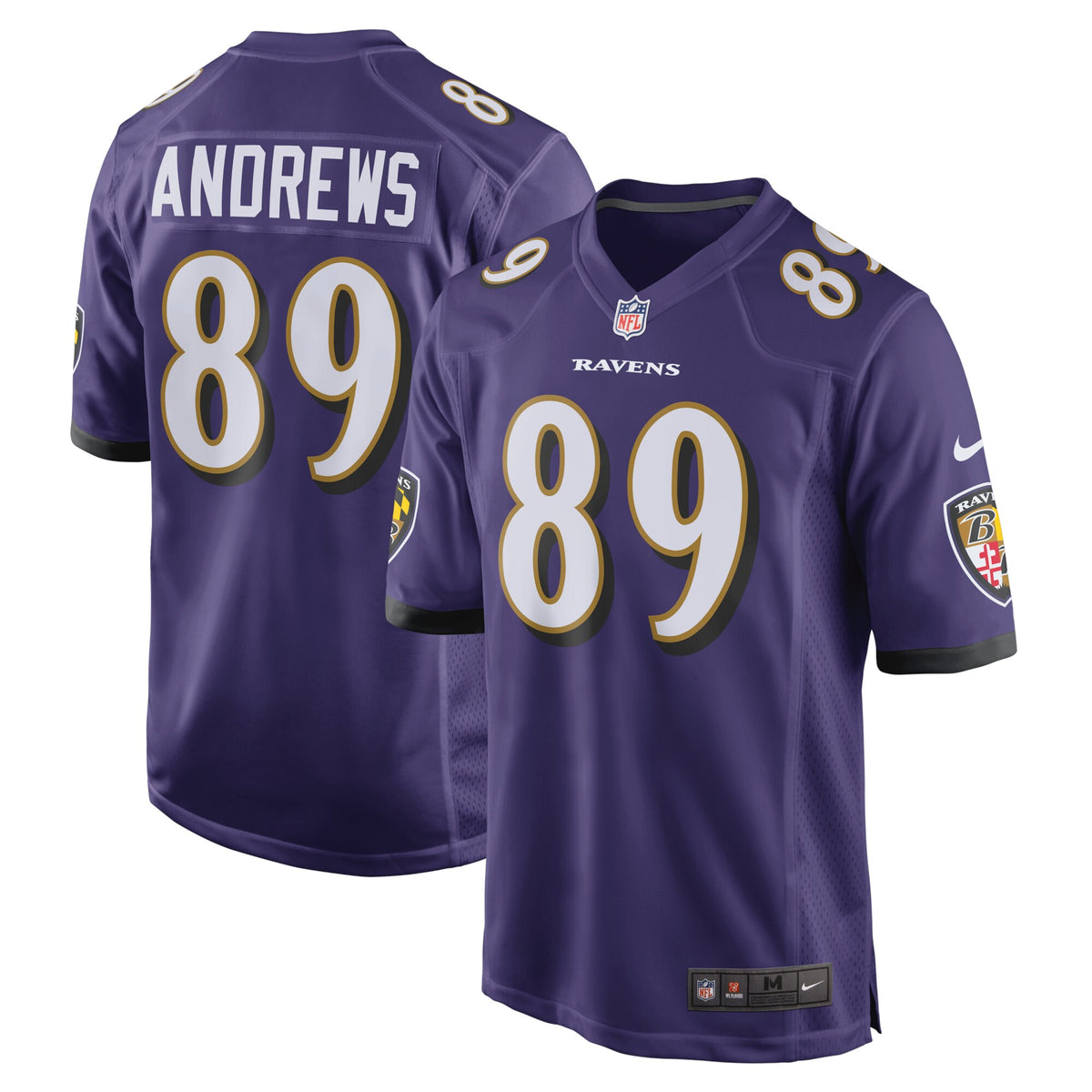 Mark Andrews Baltimore Ravens Nike Game Team Jersey Purple