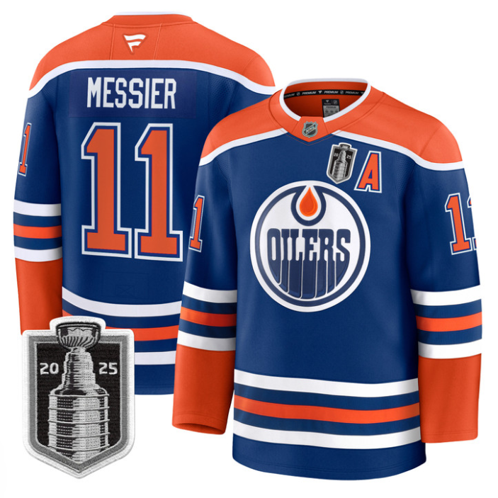 Mark Messier Jersey #11 Edmonton Oilers 2025 Stanley Cup Final Stitched Home