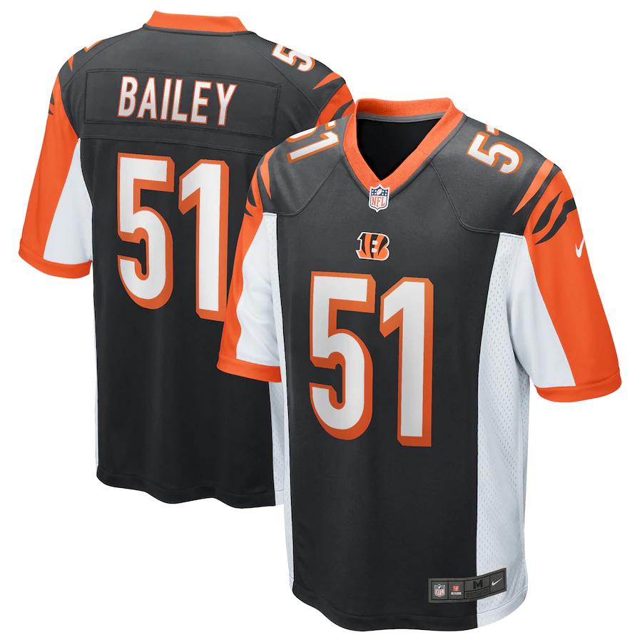 Markus Bailey Cincinnati Bengals Nike Game Jersey Black