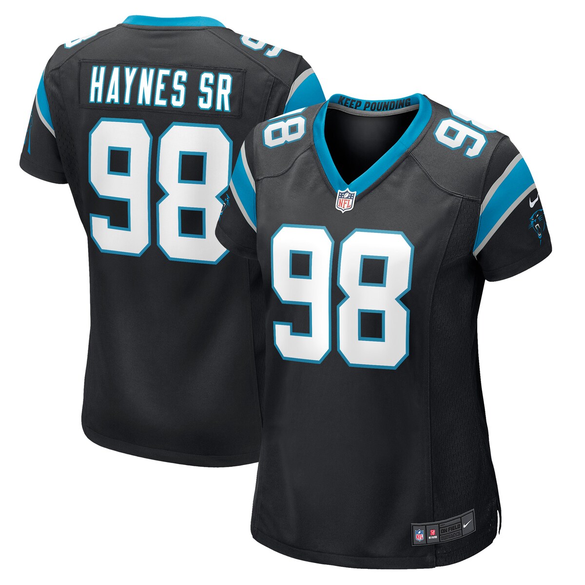 Marquis Haynes Sr Carolina Panthers Nike Womens Game Player Jersey Black