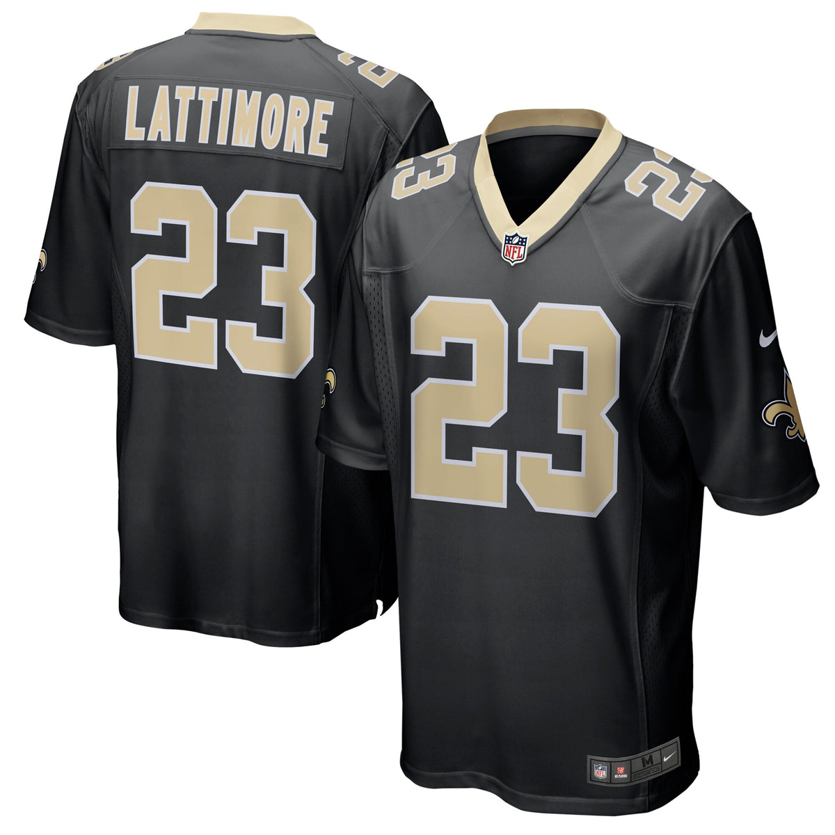 Marshon Lattimore New Orleans Saints Nike Game Player Jersey Black