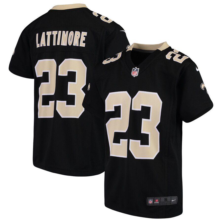 Marshon Lattimore New Orleans Saints Nike Youth 2018 Game Jersey Black