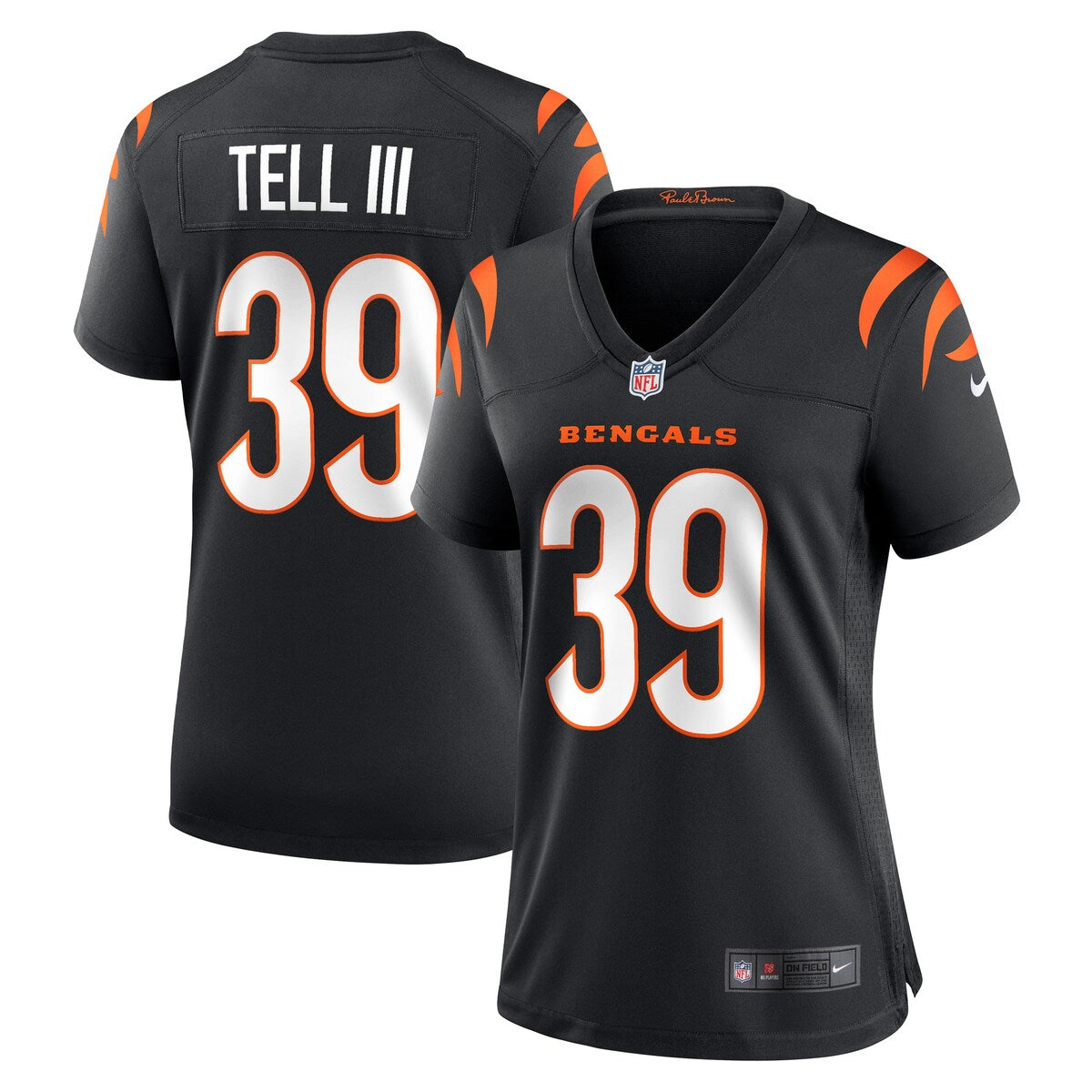Marvell Tell Iii Cincinnati Bengals Nike Womens Game Player Jersey Black