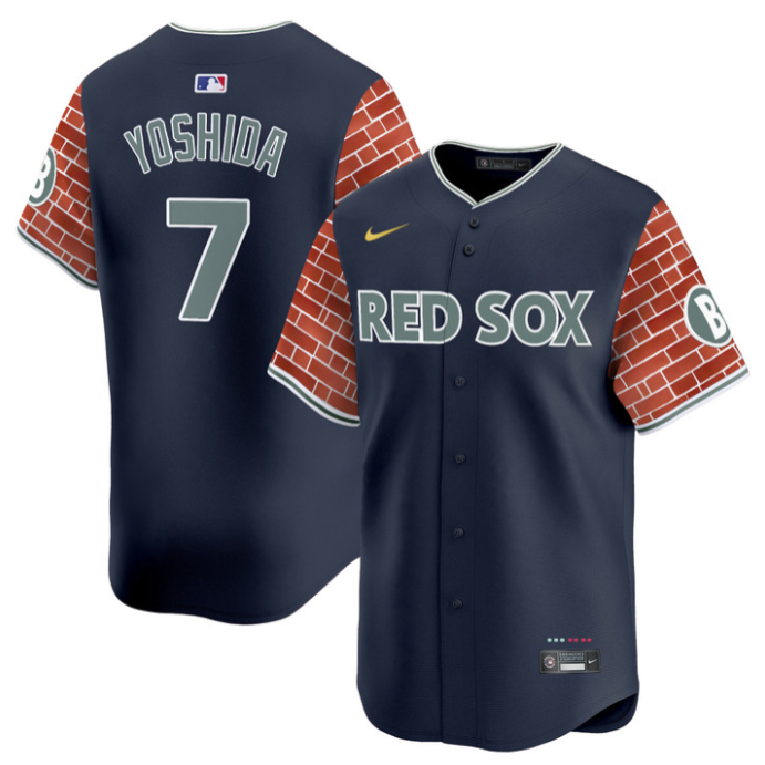 Masataka Yoshida Jersey #7 Boston Red Sox 2025 Fenway Red Brick Style Vapor Prem
