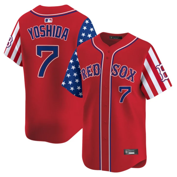Masataka Yoshida Jersey #7 Boston Red Sox 2025 Memorial Day Vapor Premier Limite