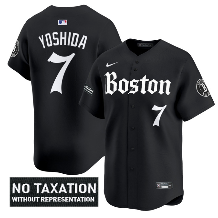 Masataka Yoshida Jersey #7 Boston Red Sox Retro Newspaper Edition Vapor Limited