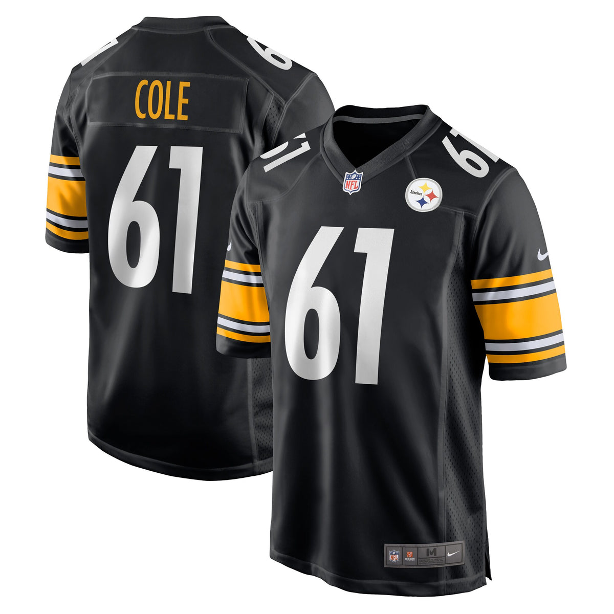 Mason Cole Pittsburgh Steelers Nike Game Player Jersey Black