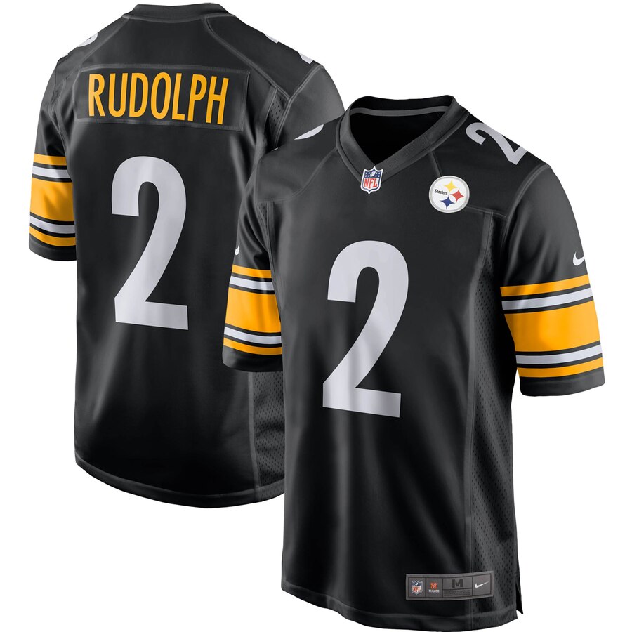 Mason Rudolph Pittsburgh Steelers Nike Game Jersey Black