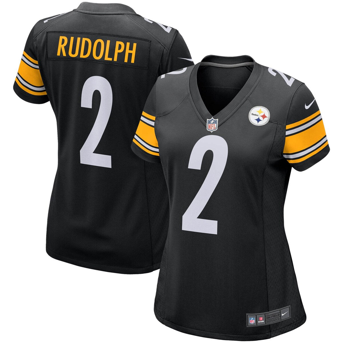 Mason Rudolph Pittsburgh Steelers Nike Womens Game Player Jersey Black