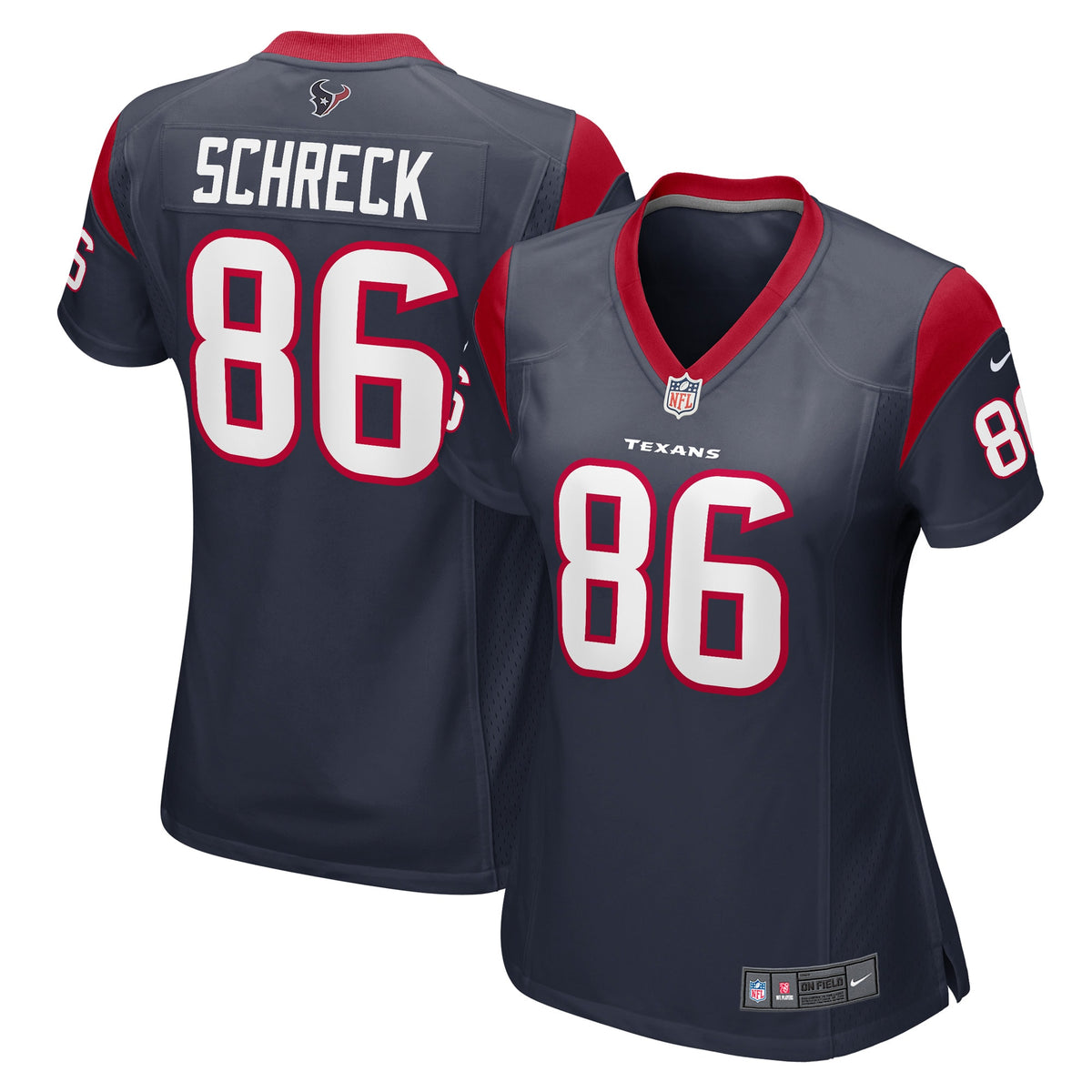 Mason Schreck Houston Texans Nike Womens Game Player Jersey Navy