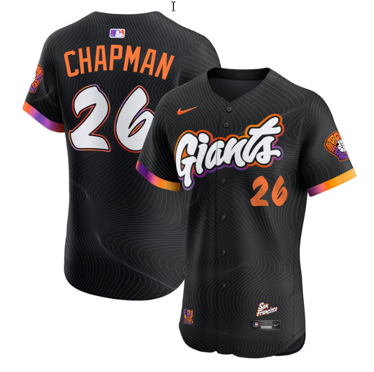 Matt Chapman Jersey #26 San Francisco Giants 2025 City Connect Vapor Premier Sti