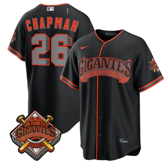 Matt Chapman Jersey #26 San Francisco Giants Los Gigantes Vapor All Stitched