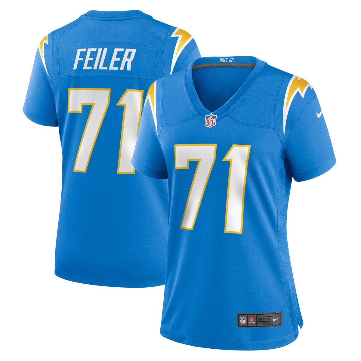 Matt Feiler Los Angeles Chargers Nike Womens Game Player Jersey Powder Blue