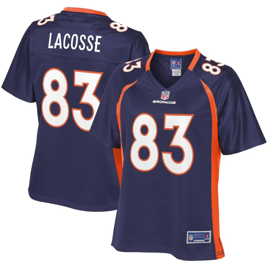 Matt Lacosse Denver Broncos Nfl Pro Line Womens Alternate Player Jersey Navy