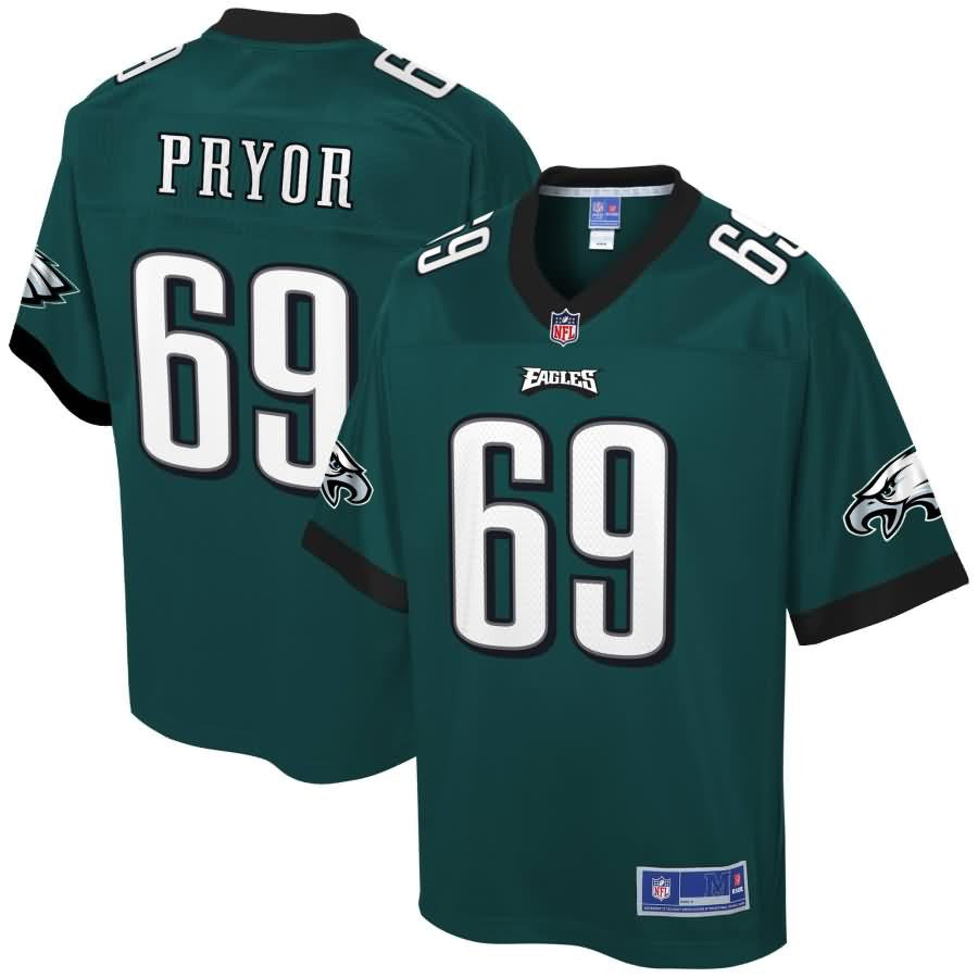 Matt Pryor Philadelphia Eagles Nfl Pro Line Game Jersey Midnight Green