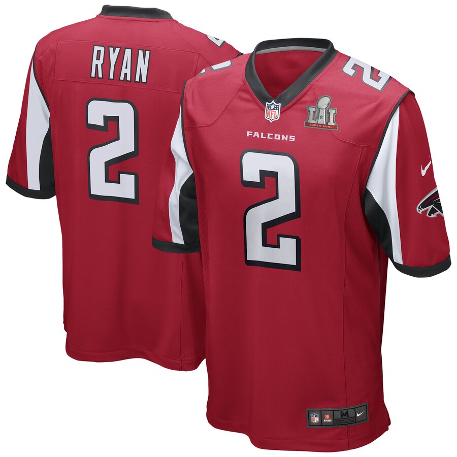 Matt Ryan Atlanta Falcons Nike Youth Super Bowl Li Bound Game Jersey Red