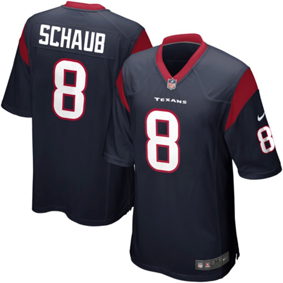 Matt Schaub Houston Texans Nike Game Jersey Navy Blue