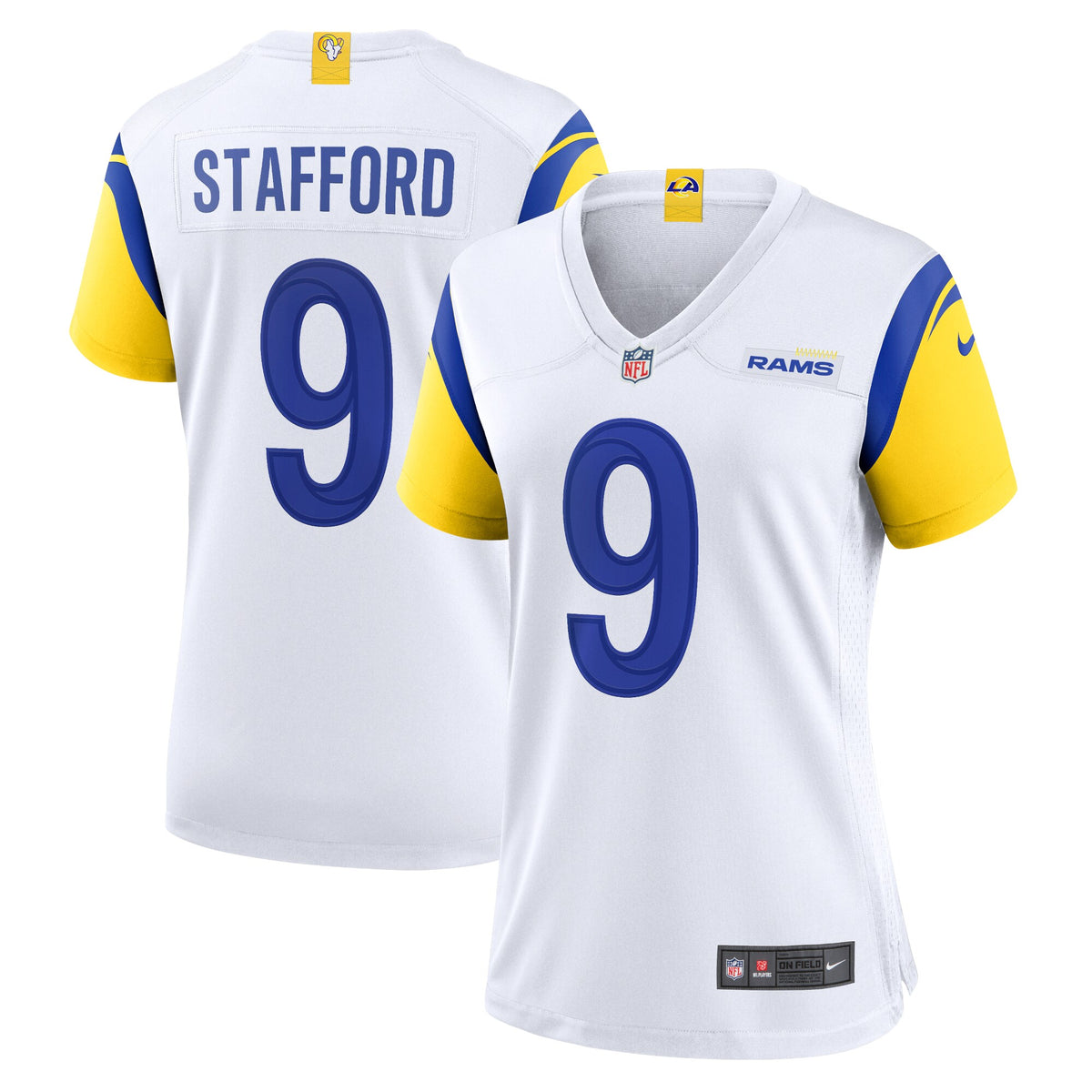 Matthew Stafford Los Angeles Rams Nike Womens Alternate Game Jersey White