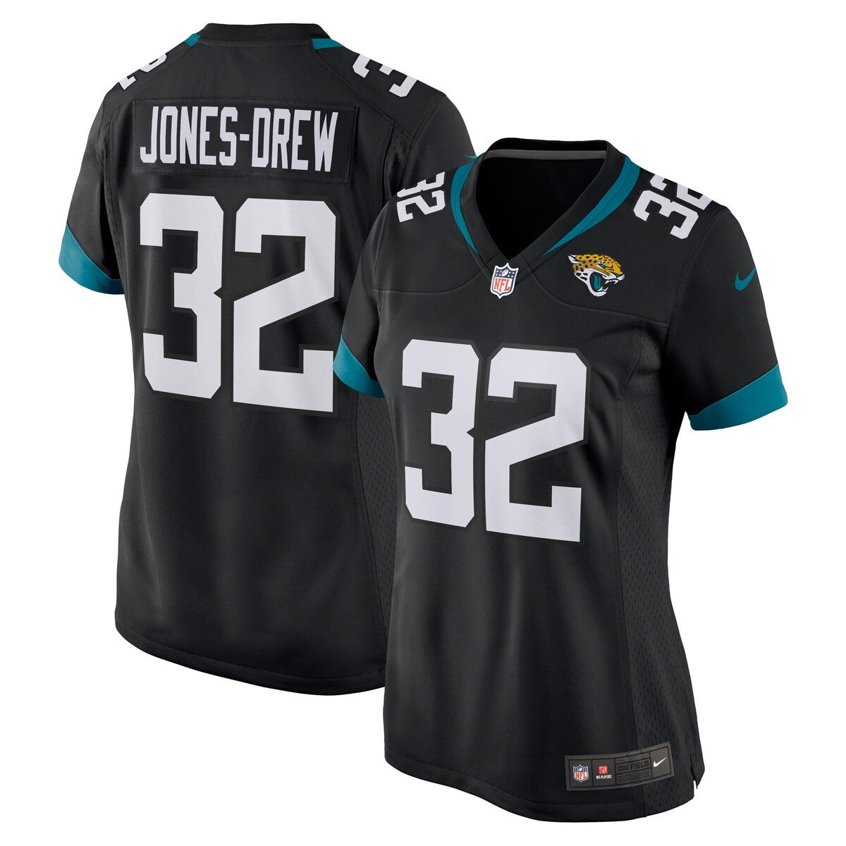 Maurice Jones drew Jacksonville Jaguars Nike Womens Game Retired Player Jersey Black