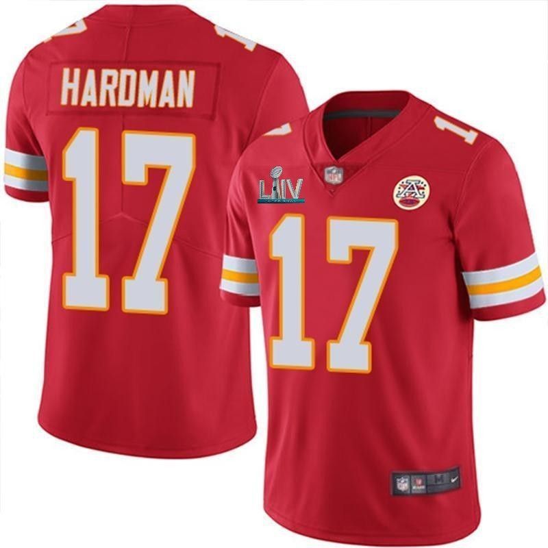 Mecole Hardman 17 Kansas City Chiefs 2020 Nfl Red Jersey Jersey