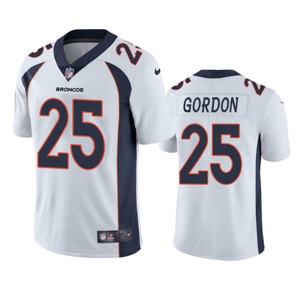 Melvin Gordon Denver Broncos White Vapor Limited Jersey