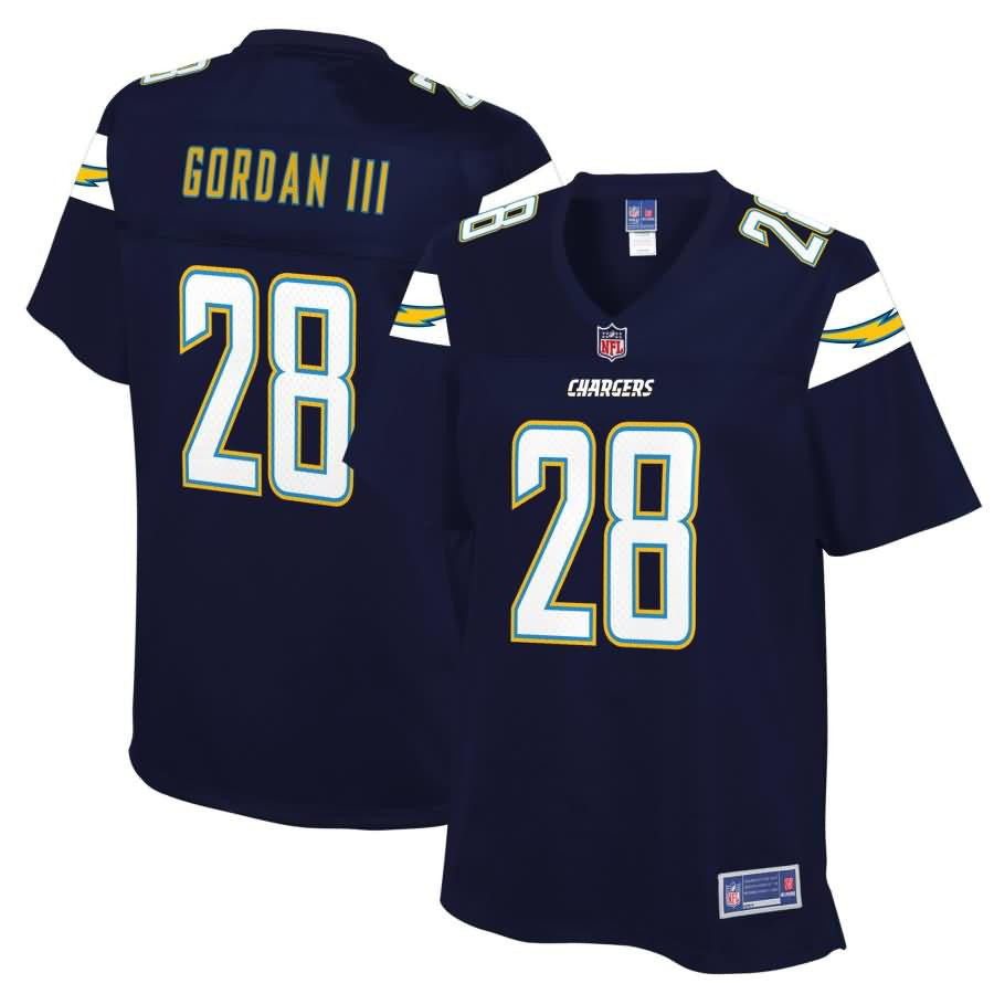 Melvin Gordon Los Angeles Chargers Nfl Pro Line Womens Team Color Player Jersey Navy
