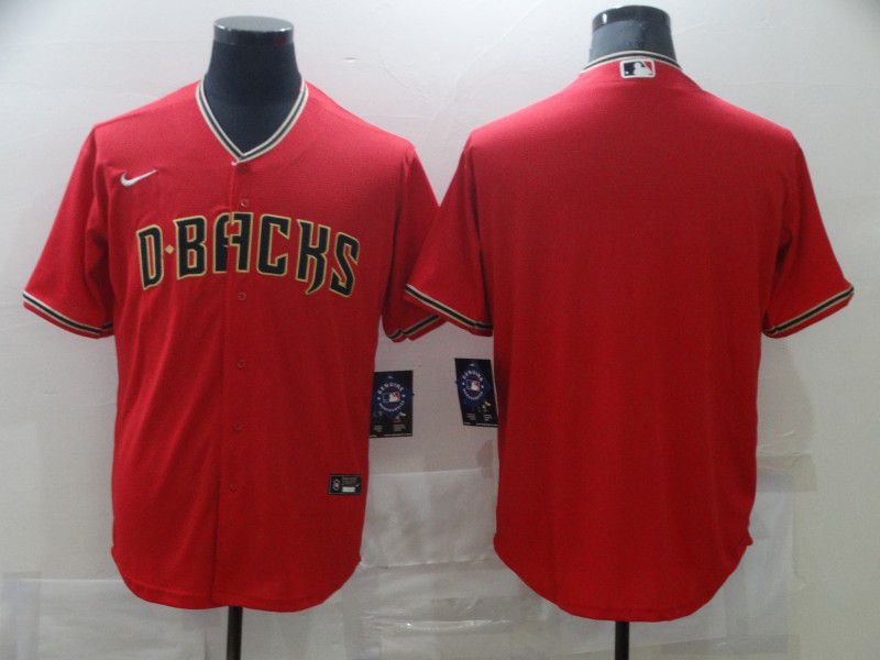 Men Arizona Diamondback Blank Red Game Nike Mlb Jerseys